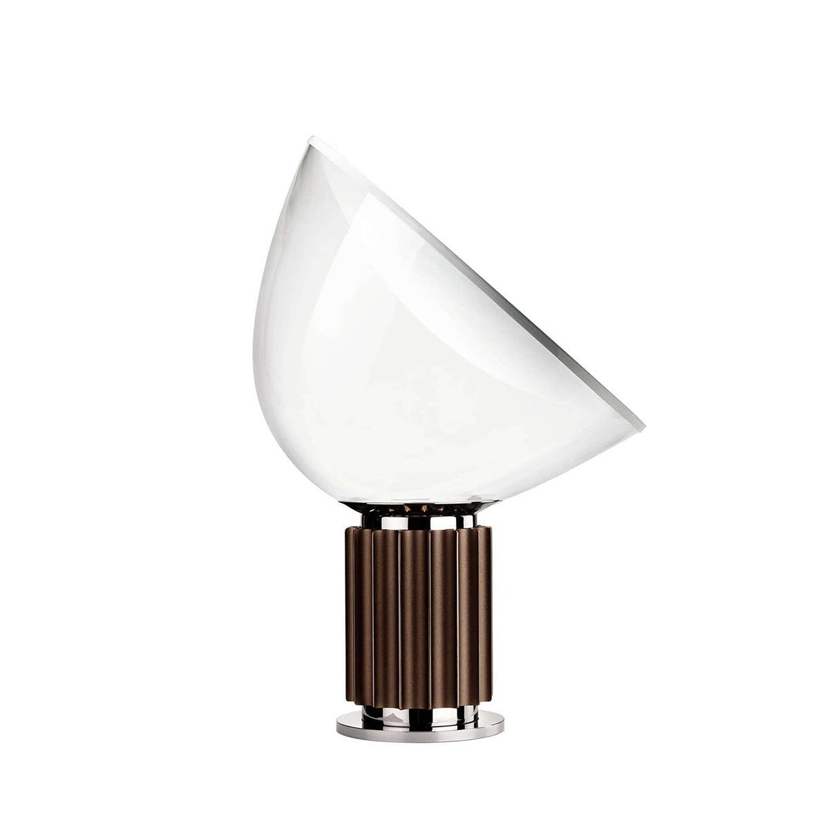 Bronze / Mobile / Taccia Table Lamp, designed by Achille Castiglioni and Pier Giacomo Castiglioni made by Flos
