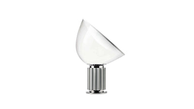 Silver / Desktop / Taccia Table Lamp, designed by Achille Castiglioni and Pier Giacomo Castiglioni made by Flos