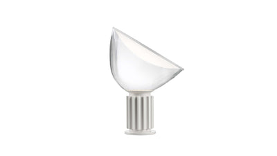 Matt White / Desktop / Taccia Table Lamp, designed by Achille Castiglioni and Pier Giacomo Castiglioni made by Flos