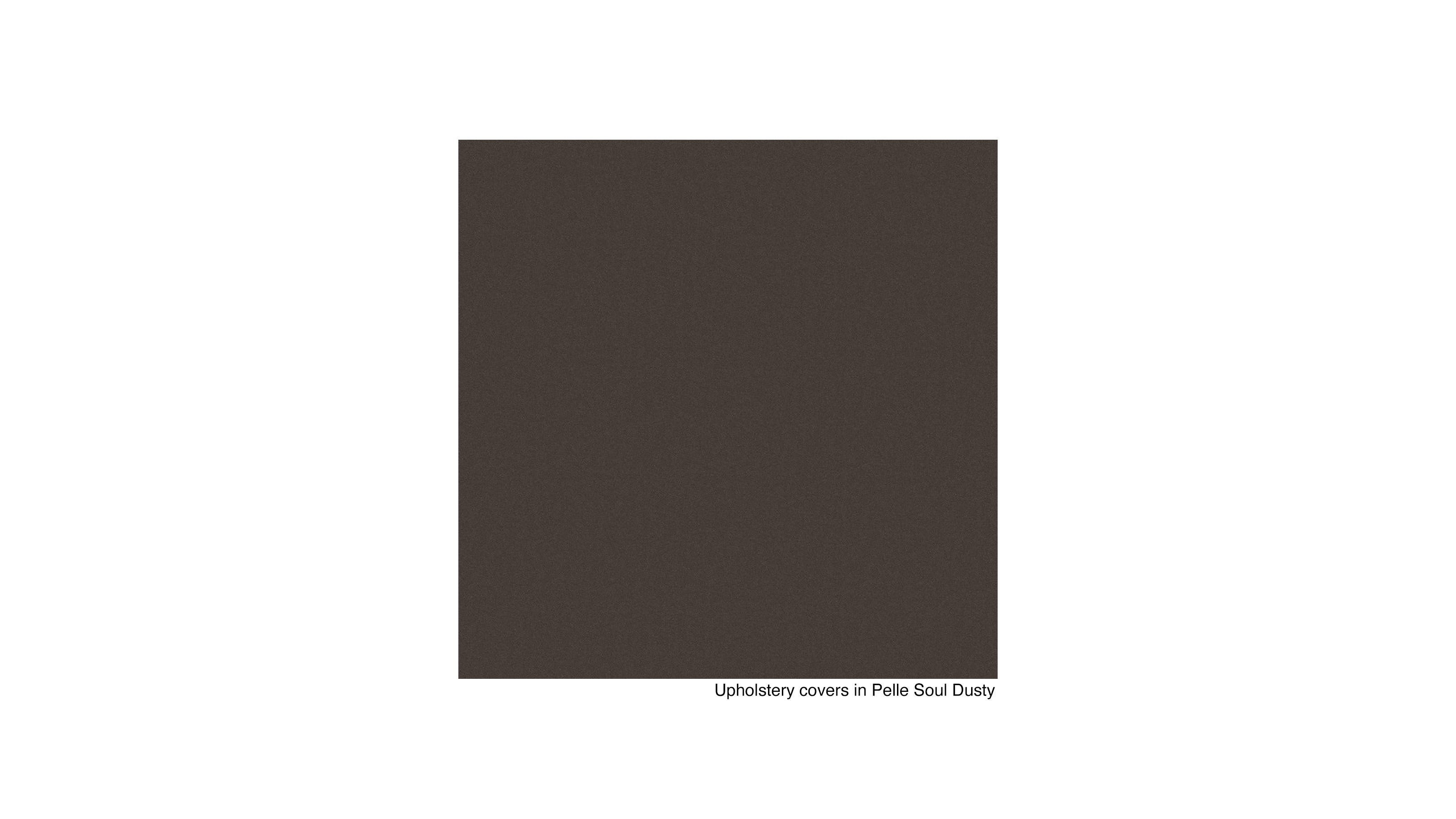 Desktop / Times Lounge Ottoman in Soul Dusty Leather, made by Poltrona Frau