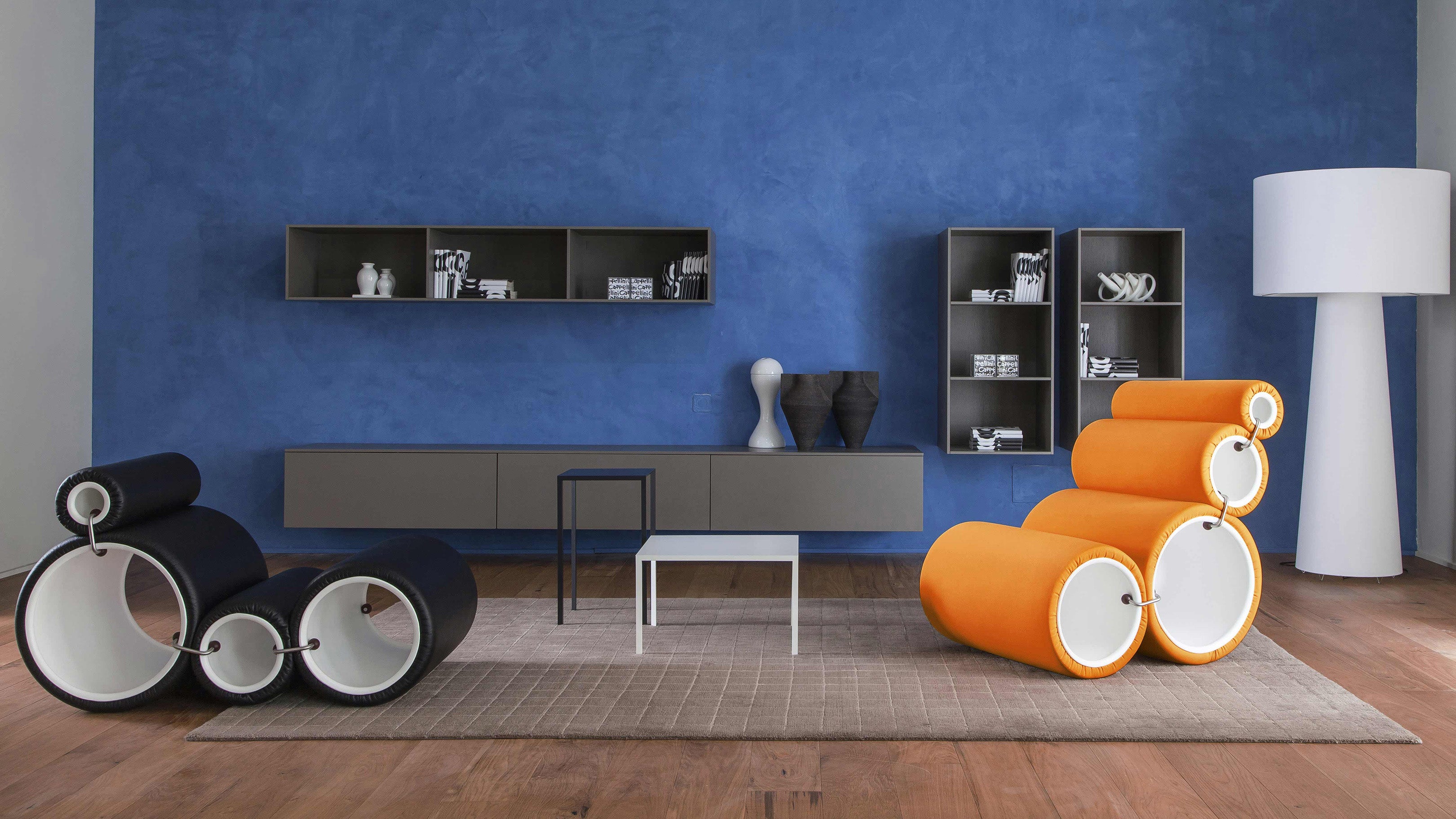 Desktop / Tube Chair, designed by Joe Colombo made by Cappellini