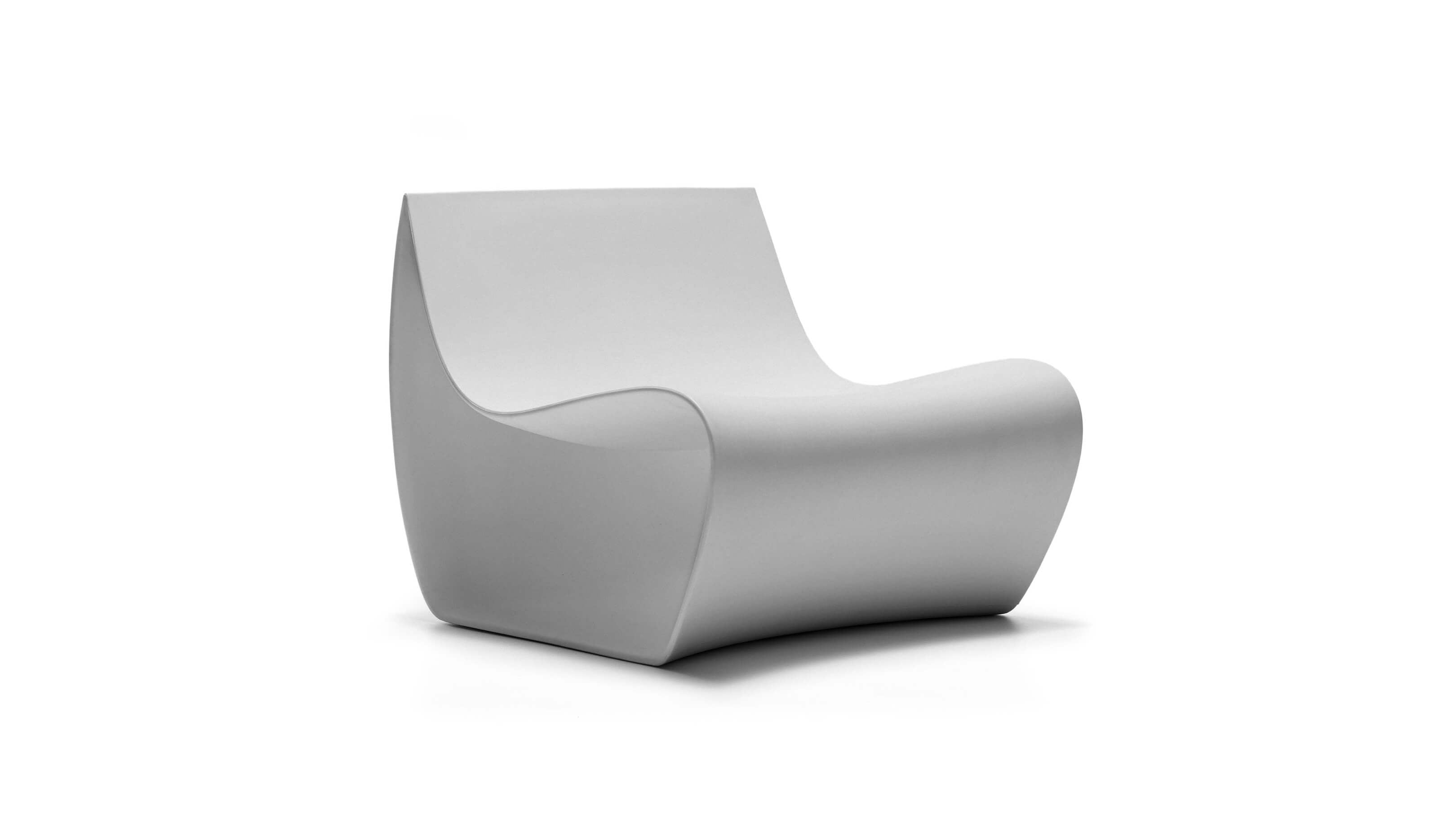 Matt Cement / Desktop / WhiteMenu / Sign Matt Outdoor Armchair, designed by Piergiorgio Cazzaniga