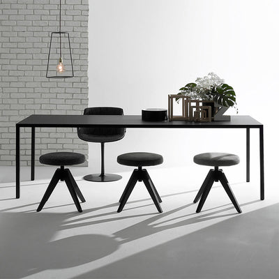 Black / 100x240 / Mobile / BlackMenu / Tense Table designed by Piergiorgio Cazzaniga