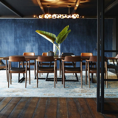 Walnut - Black Leather / Mobile / BlackMenu / Hiroshima Armchair, designed by Naoto Fukasawa made by Maruni