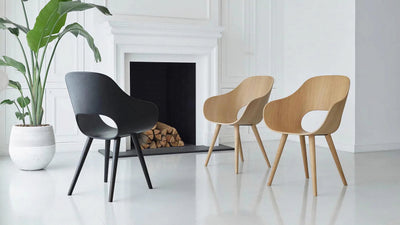 Black Oak / Desktop / BlackMenu / Roundish Dining Armchair, designed by Naoto Fukasawa made by Maruni