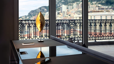 Desktop / Malagolina Table Lamp, by Catellani & Smith