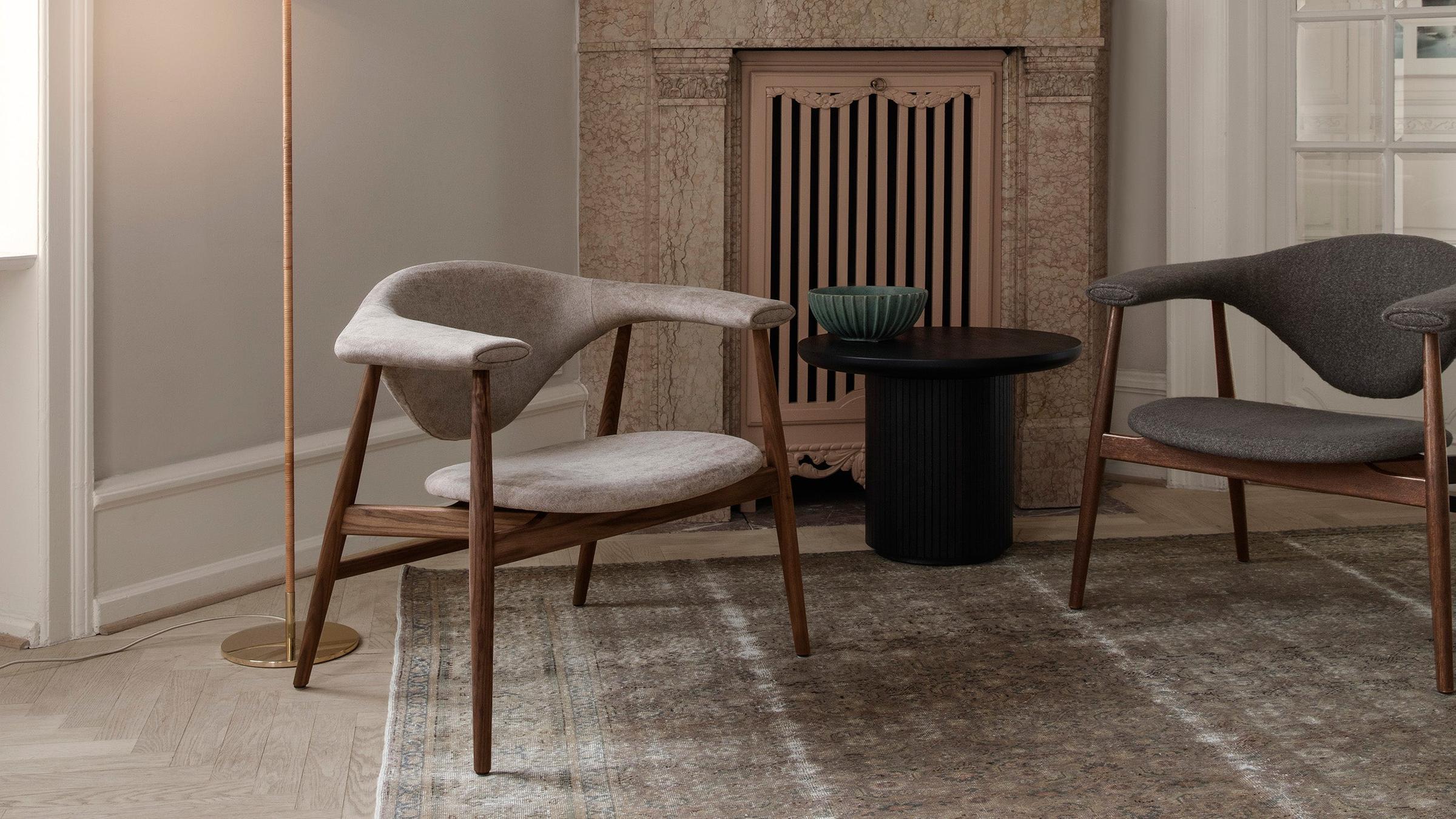 GUBI Lounge Chair Masculo Lounge Chair