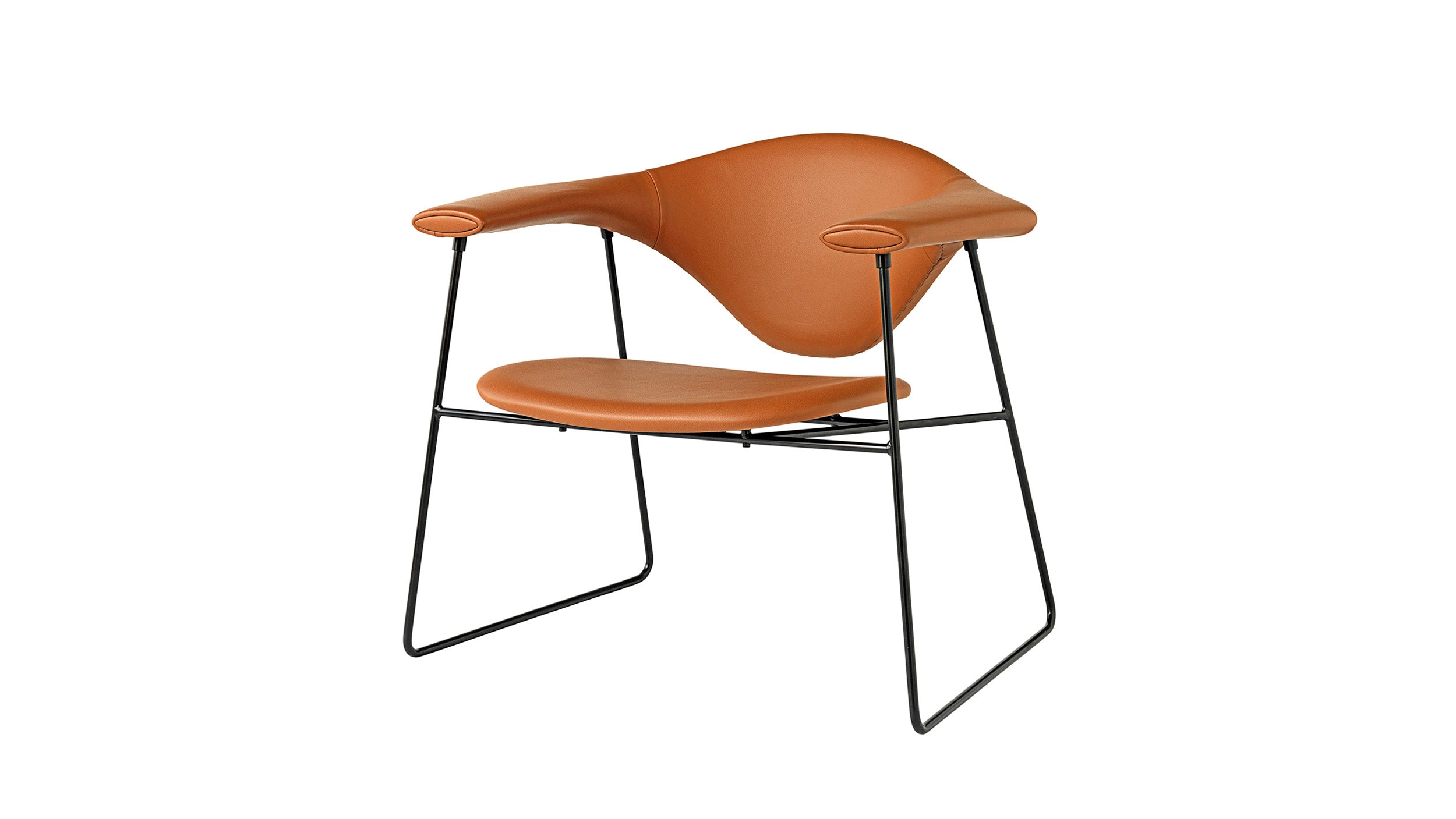 Desktop / Masculo Lounge Chair, designed by GamFratesi for Gubi
