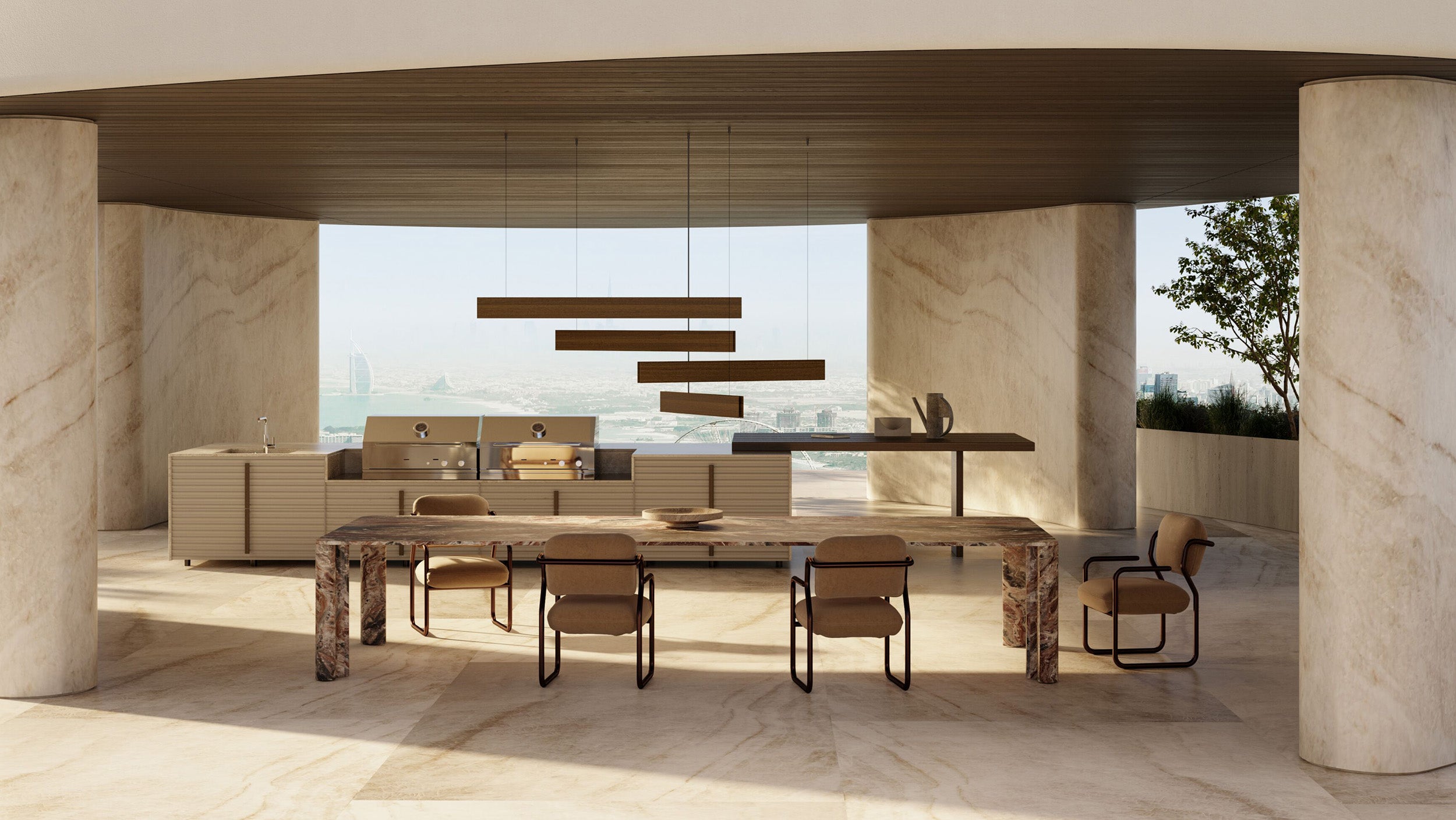 Desktop / Michelangelo Dinner Table by Exteta