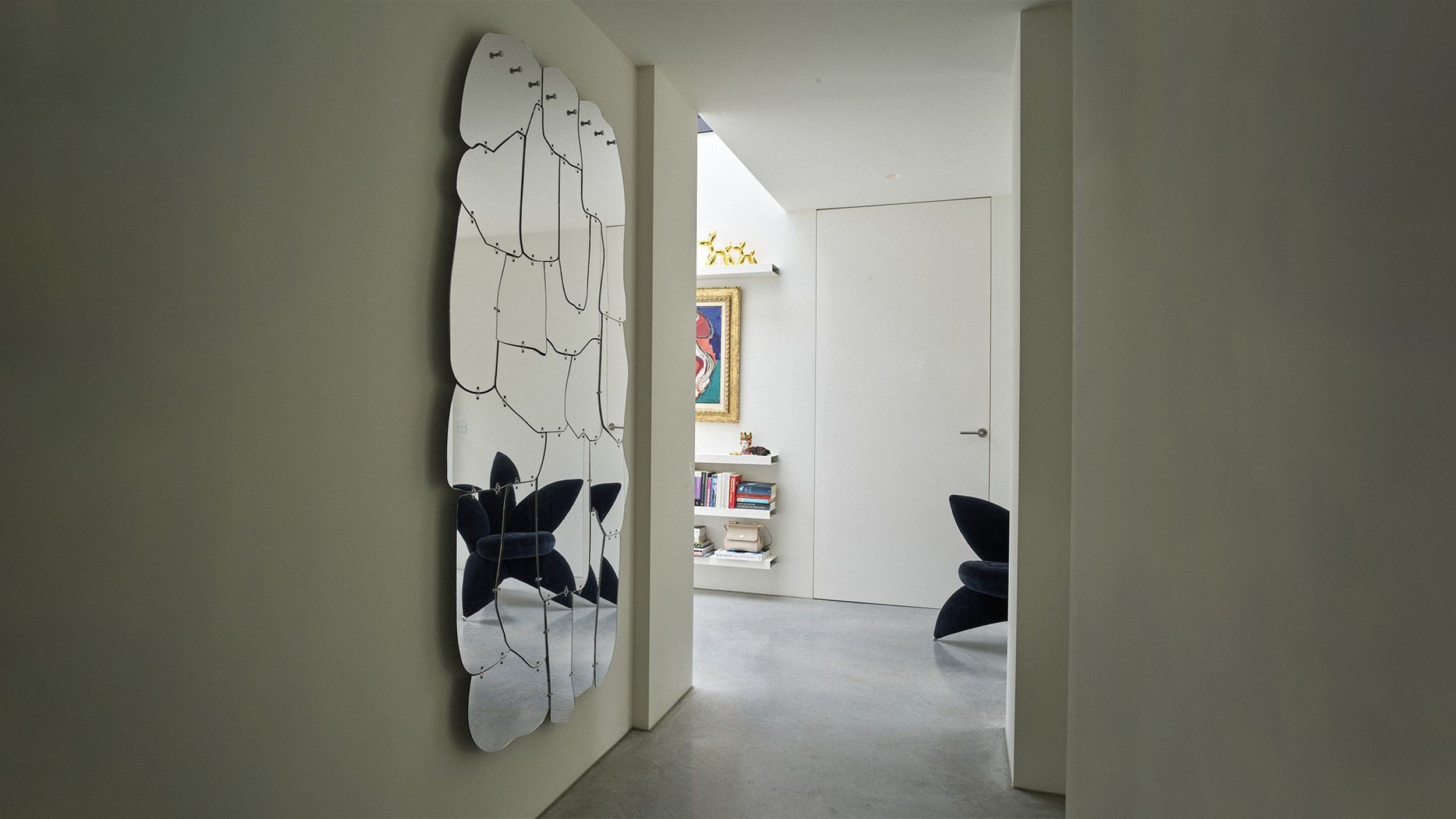 Desktop / Miraggio Mirror, designed by Fernando and Humberto Campana for Edra