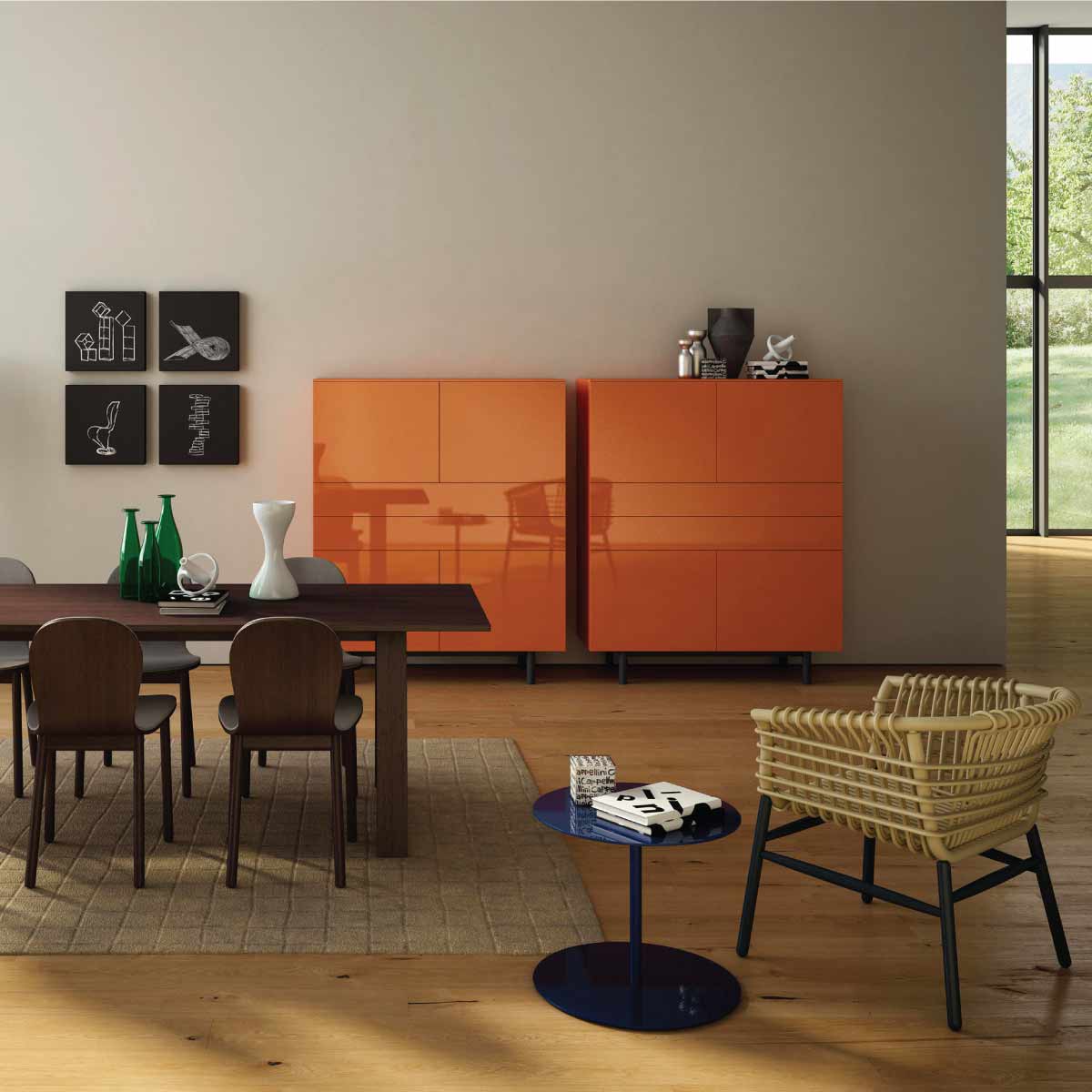 Mobile / WhiteMenu / Easy-Cabinet, designed by Giulio-Cappellini