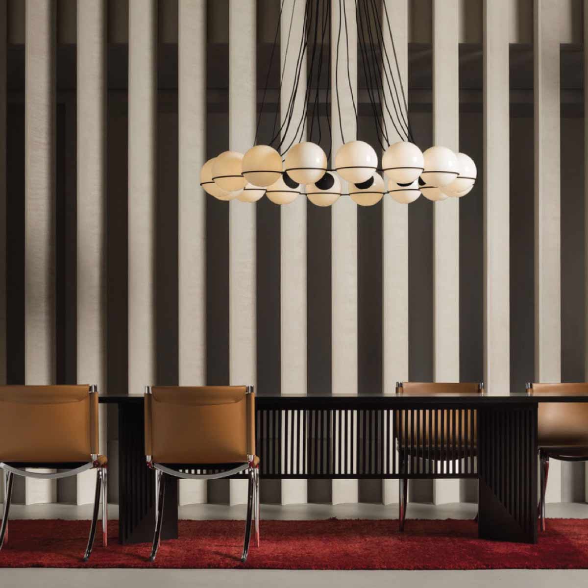 Mobile / WhiteMenu / Maestro Table, designed by Gianfranco-Frattini