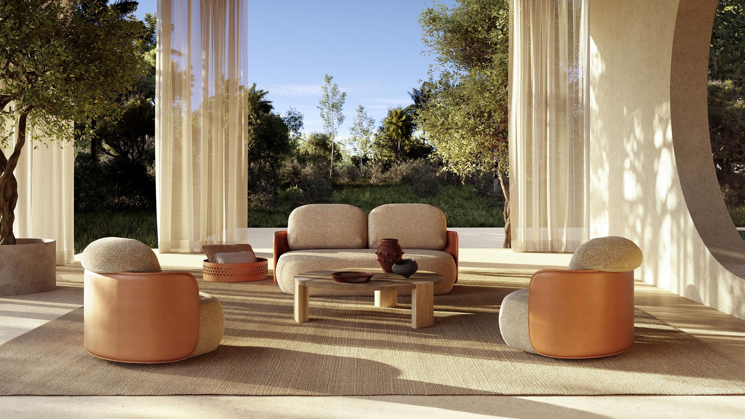 Exteta Armchair Mochi Armchair