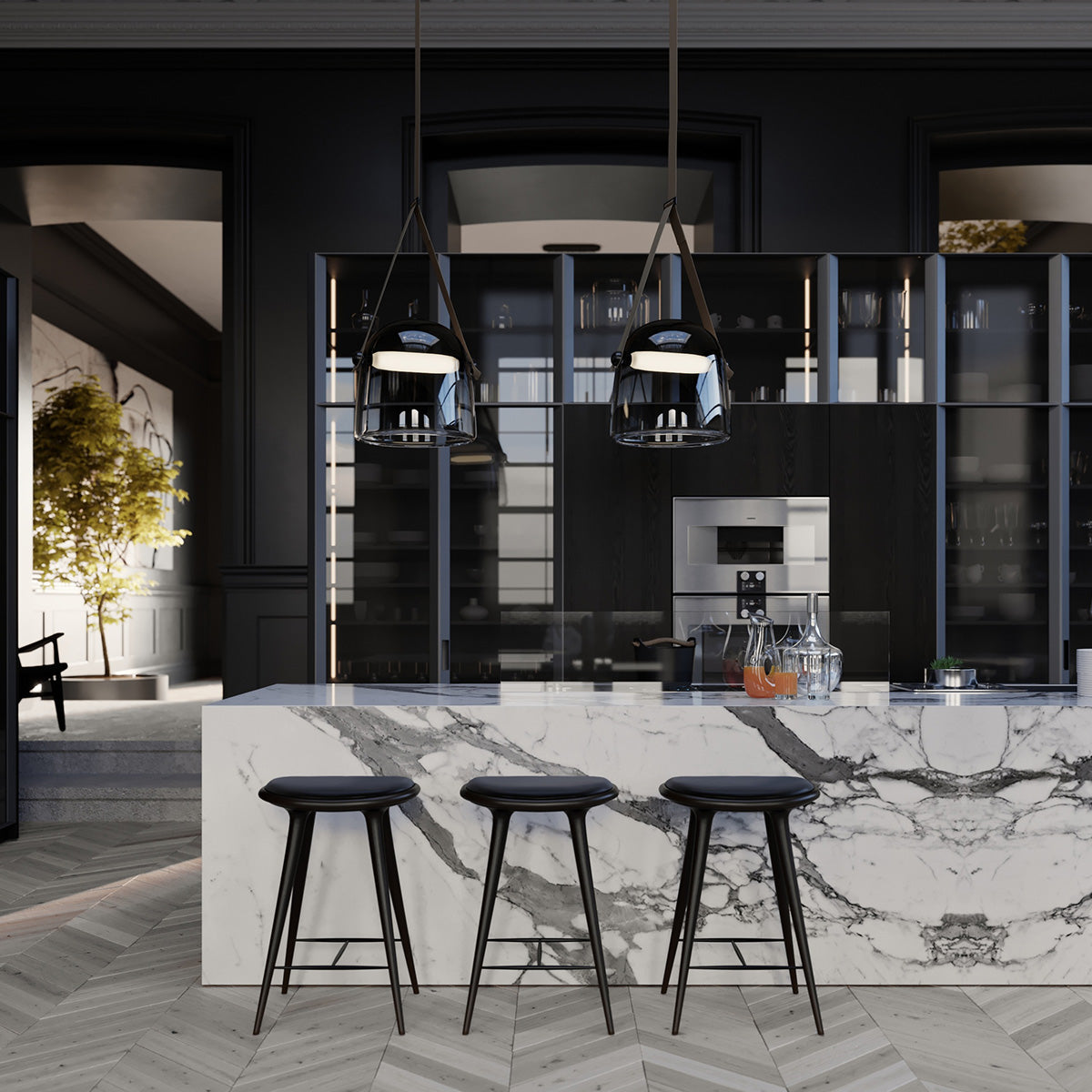 Mobile / Mona Large Pendant Lamp, designed by Lucie Koldova for Brokis
