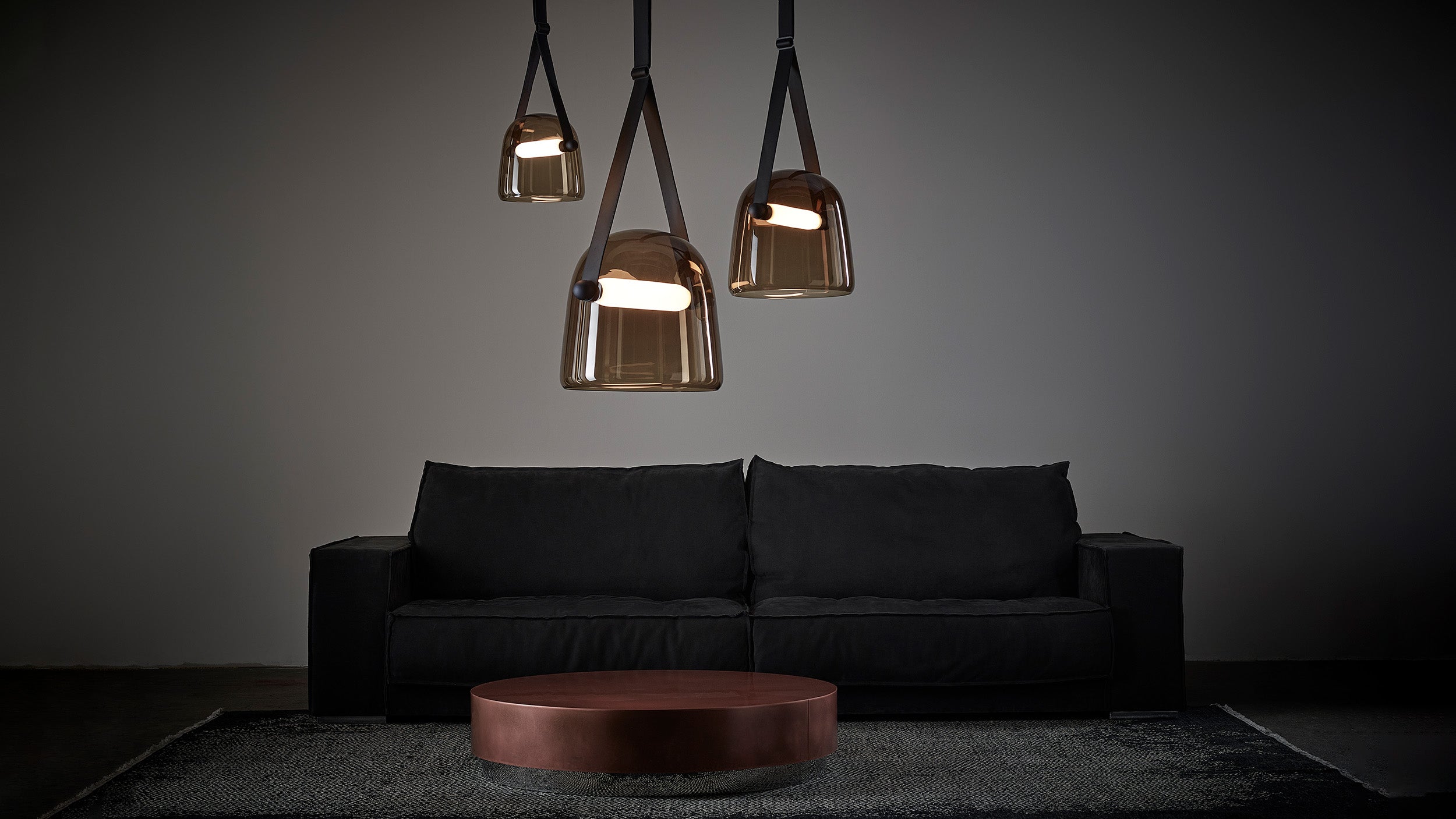 Desktop / Mona Large Pendant Lamp, designed by Lucie Koldova for Brokis