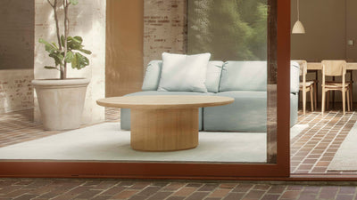 Desktop / Moon Coffee Table, designed by Space Copenhagen for Gubi