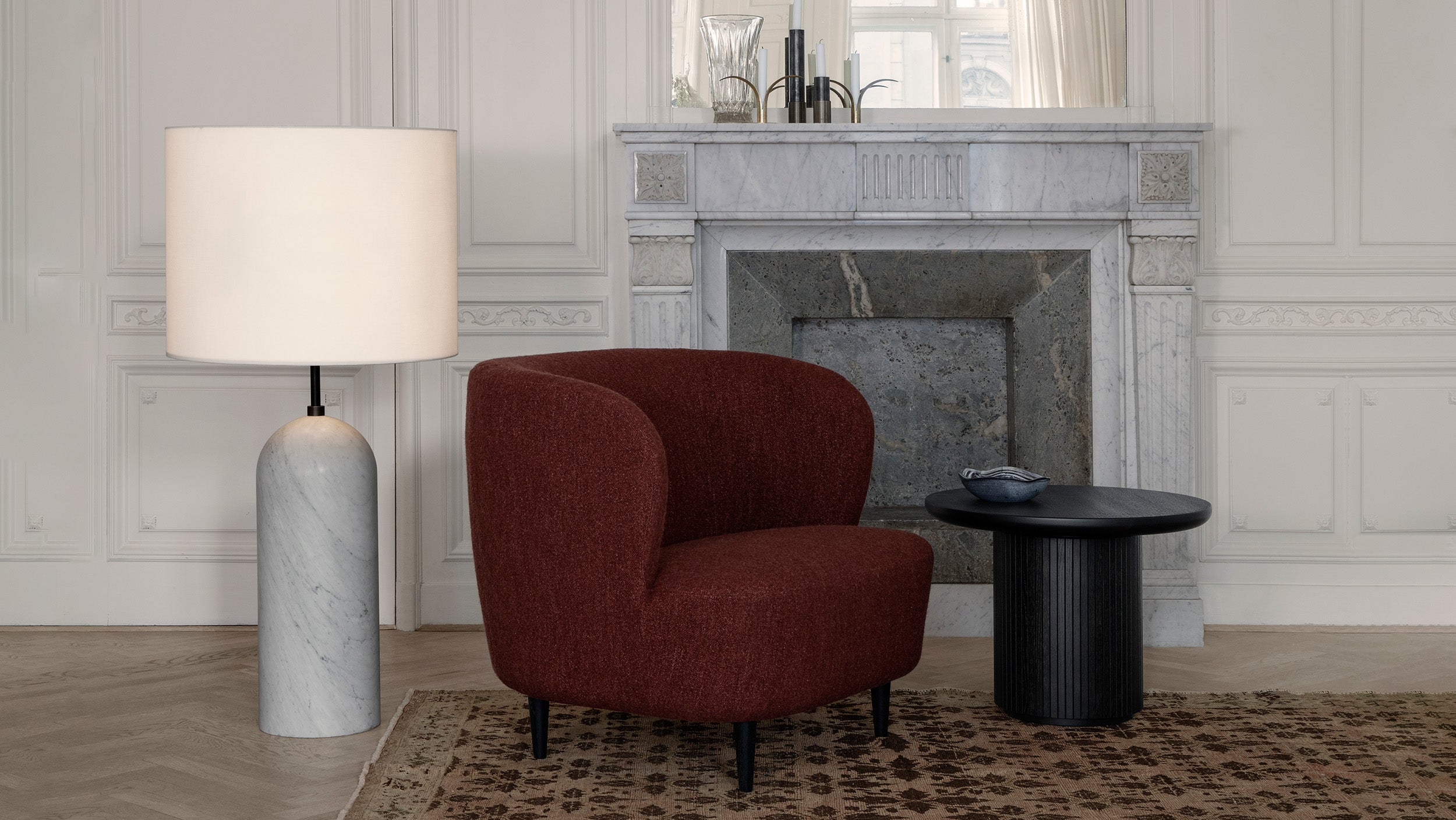 Desktop / Moon Coffee Table, designed by Space Copenhagen for Gubi