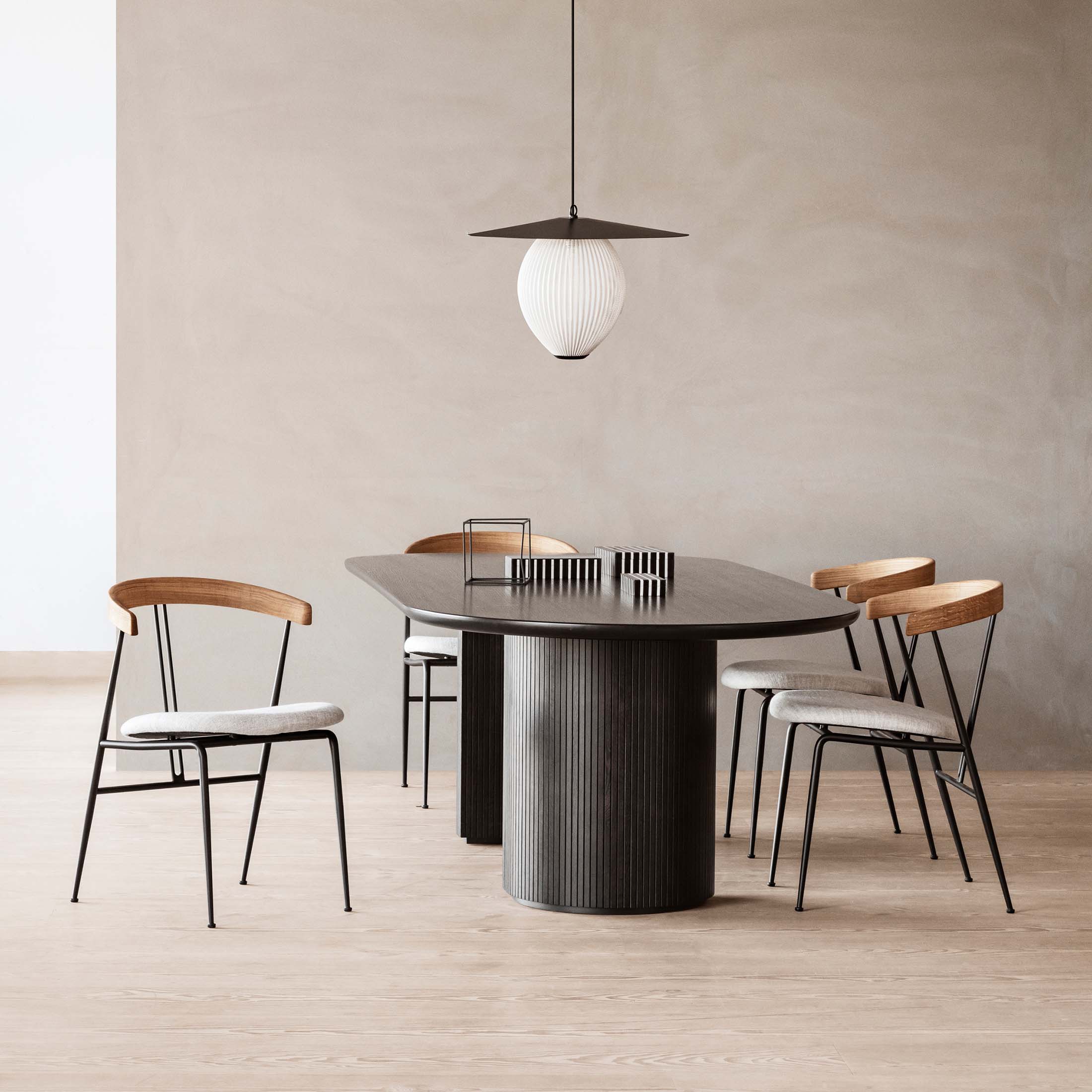Mobile / Moon Dining Table, designed by Space Copenhagen for Gubi