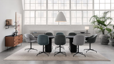 Desktop / Moon Dining Table, designed by Space Copenhagen for Gubi