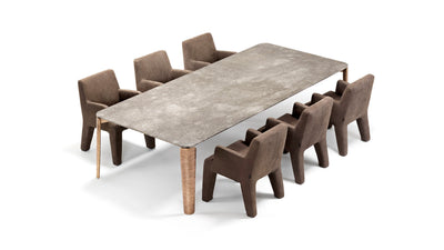 Desktop / Moonlight Dining Table by Exteta