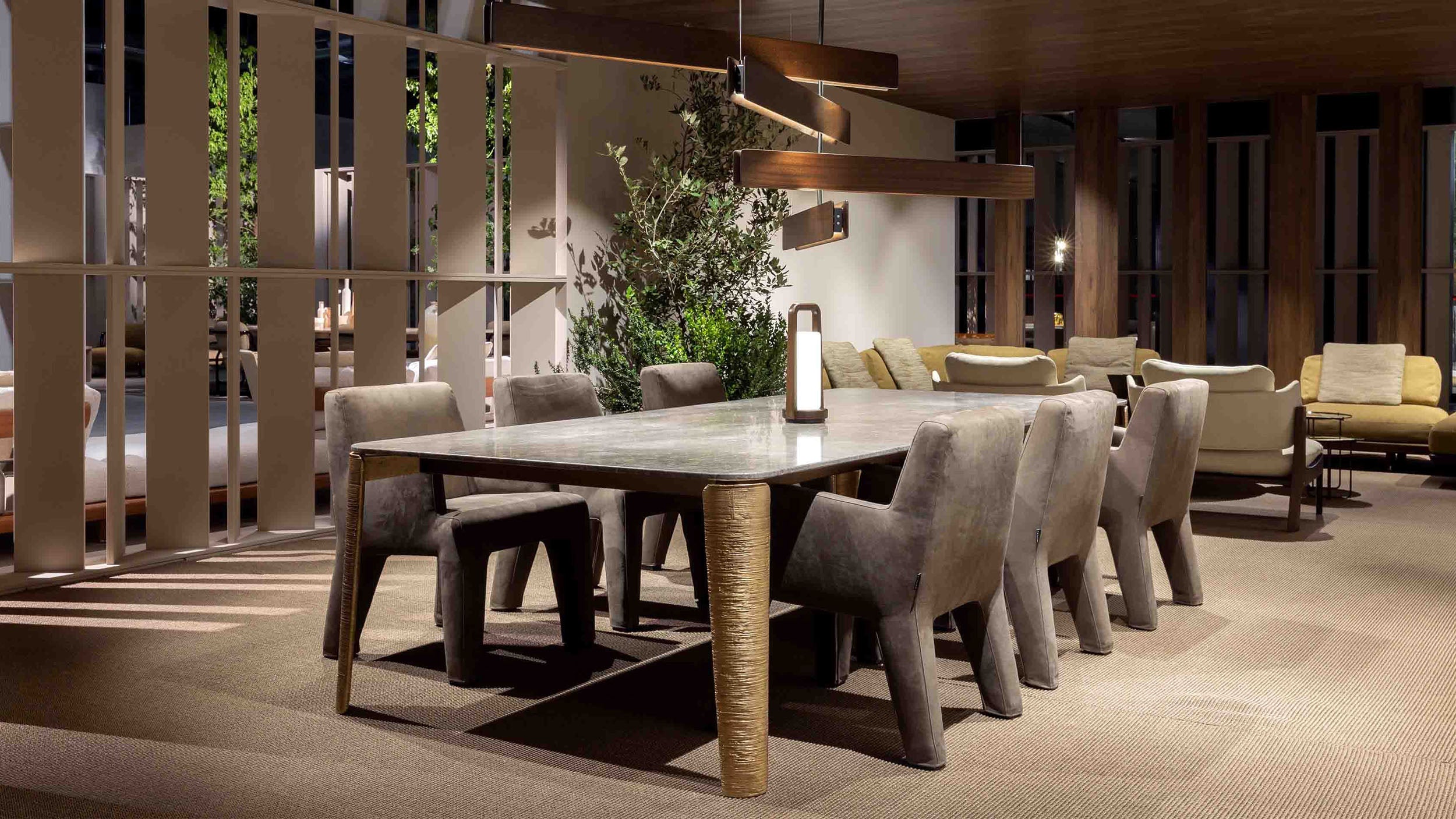 Desktop / Moonlight Dining Table by Exteta