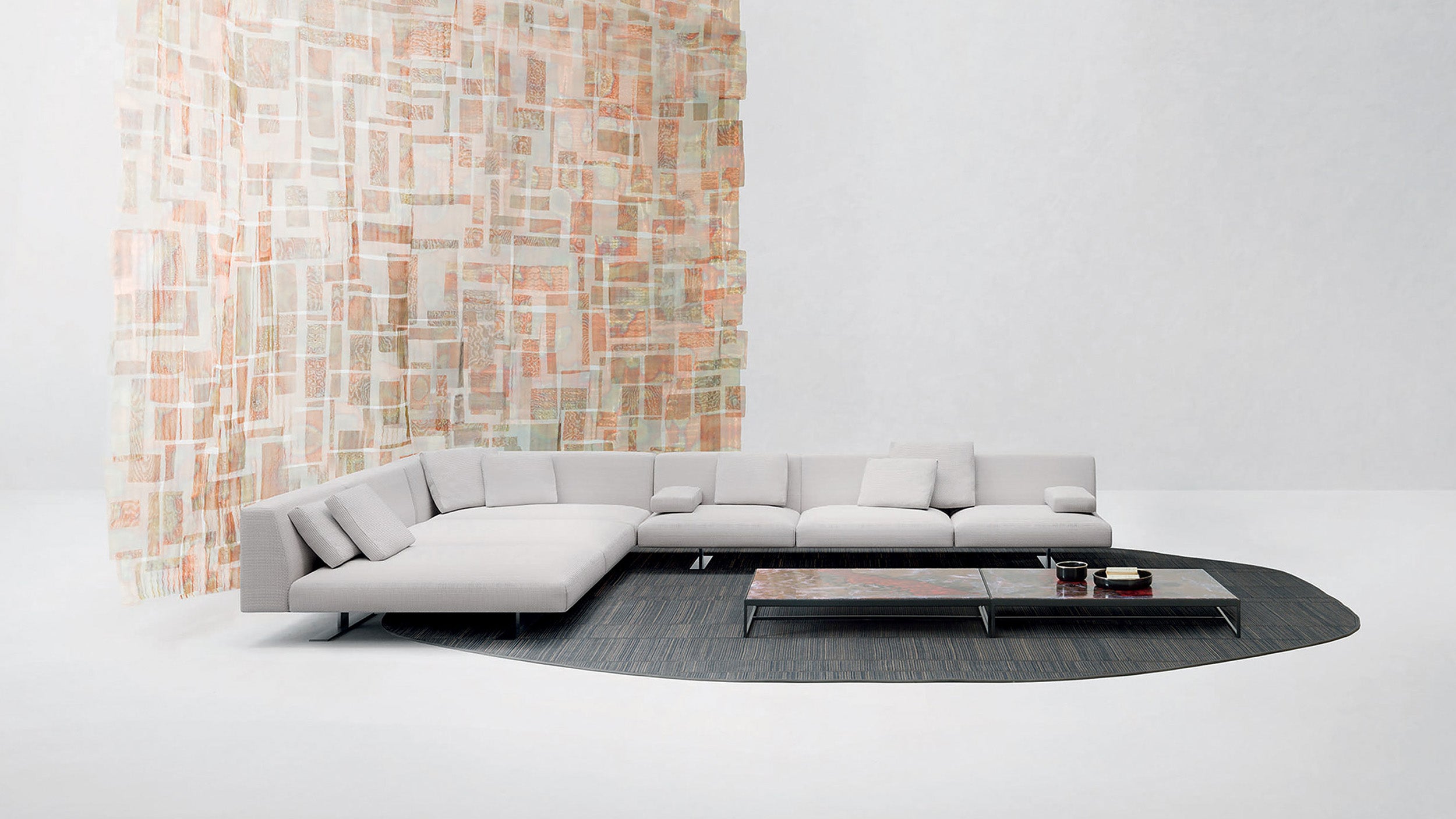 Desktop / Move Sofa, designed by Francesco Rota for Paola Lenti