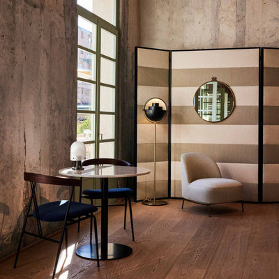 Brass - Black Semi Matt / Mobile / Multi-Lite Floor Lamp, designed by Louis Weisdorf for Gubi
