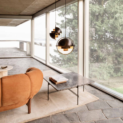 Brass - Black Semi Matt / Mobile / Multi-Lite Pendant, designed by  Louis Weisdorf for Gubi