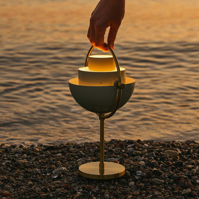 Brass - Shiny Brass / Mobile / Multi-Lite Portable Lamp, designed by Louis Weisdorf for Gubi