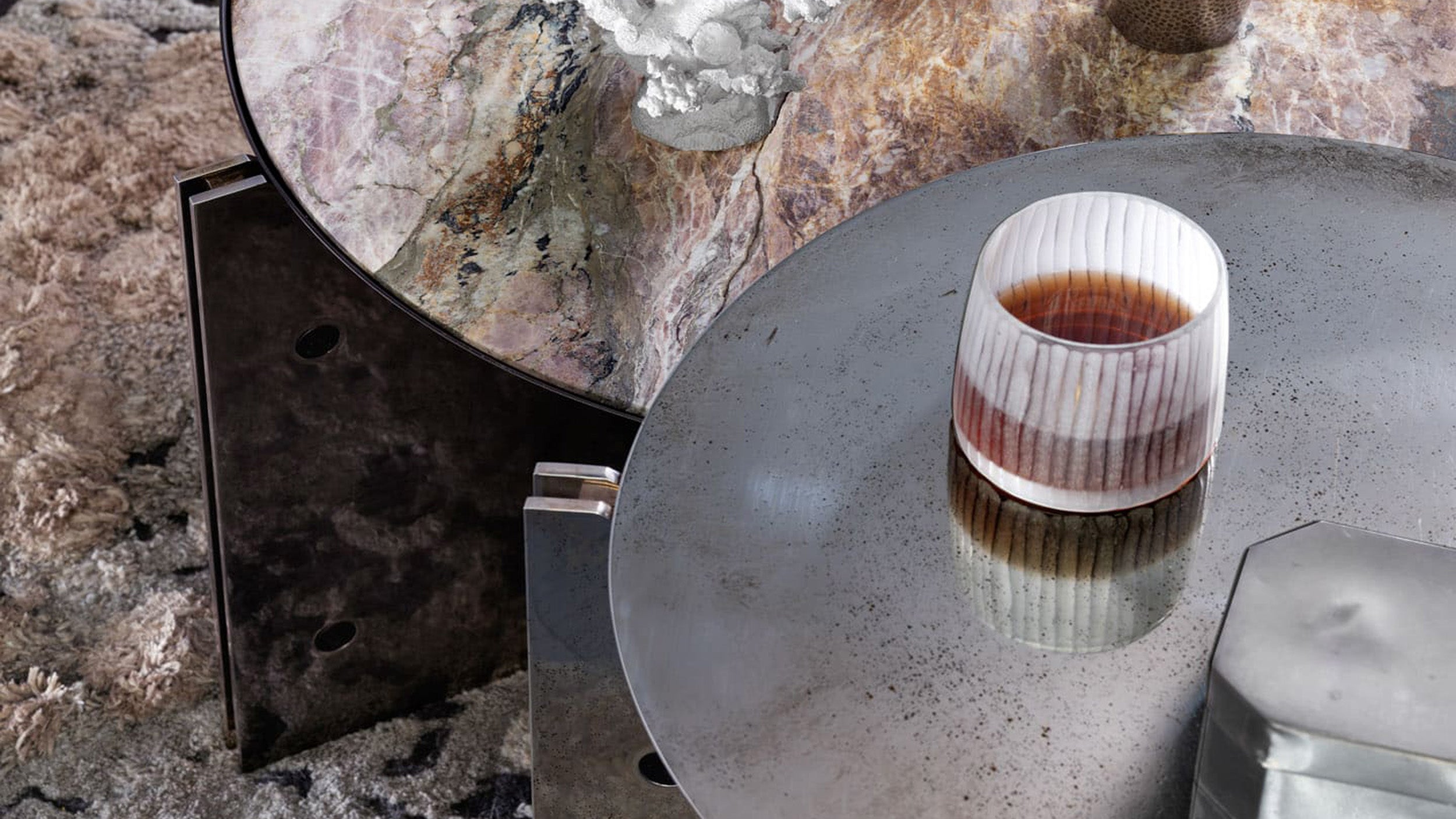 Desktop / Muse Side Table, designed by Isabella Genovese for Henge