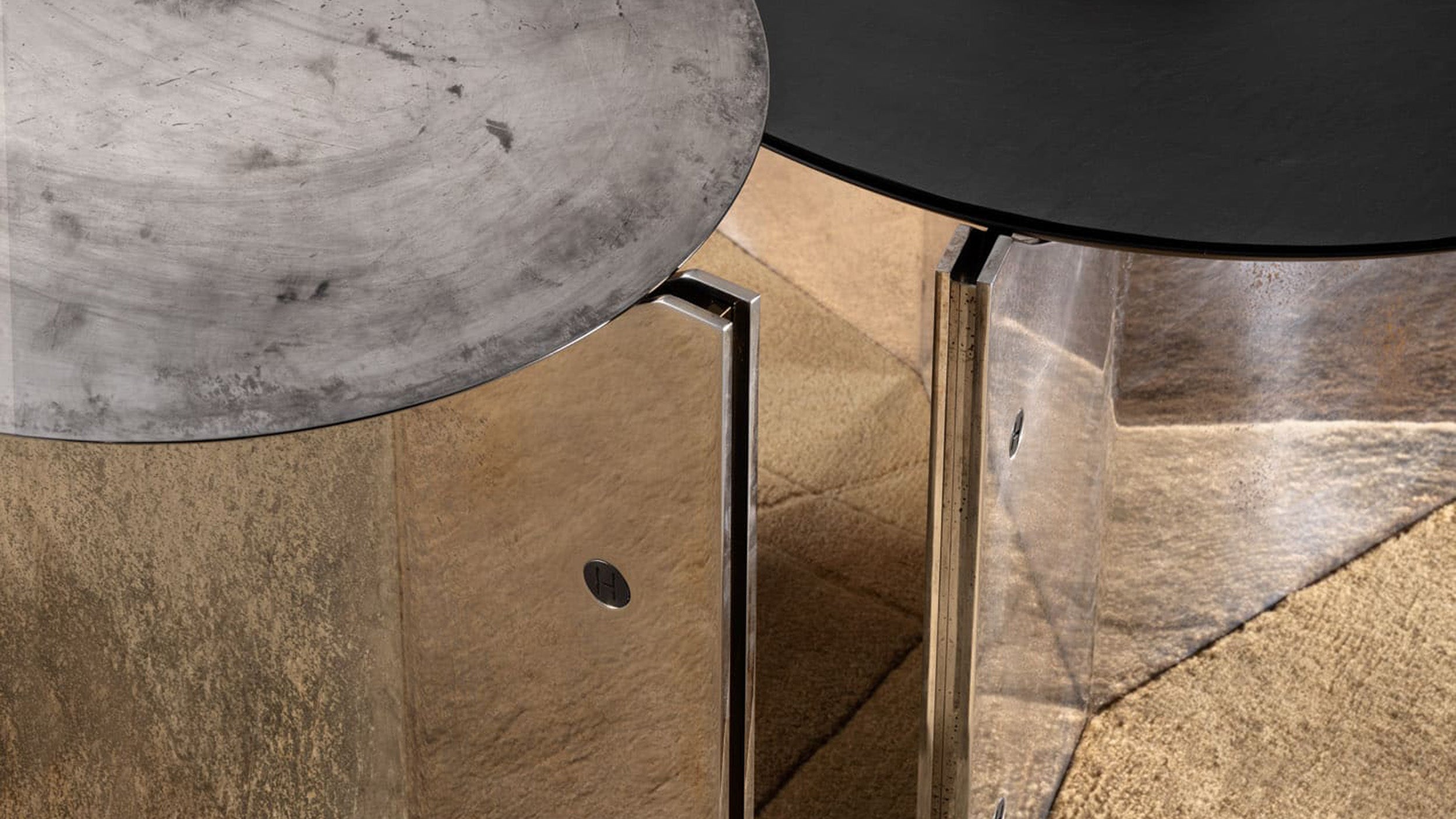 Desktop / Muse Side Table, designed by Isabella Genovese for Henge