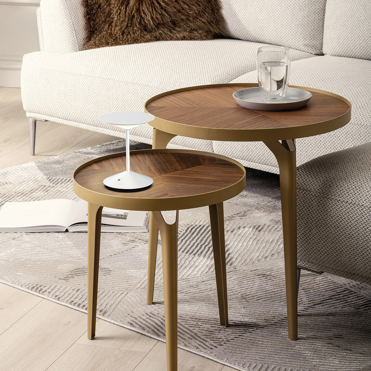 White / Mobile / Narciso Table Lamp, designed by Nicola Gallizia for Penta Light