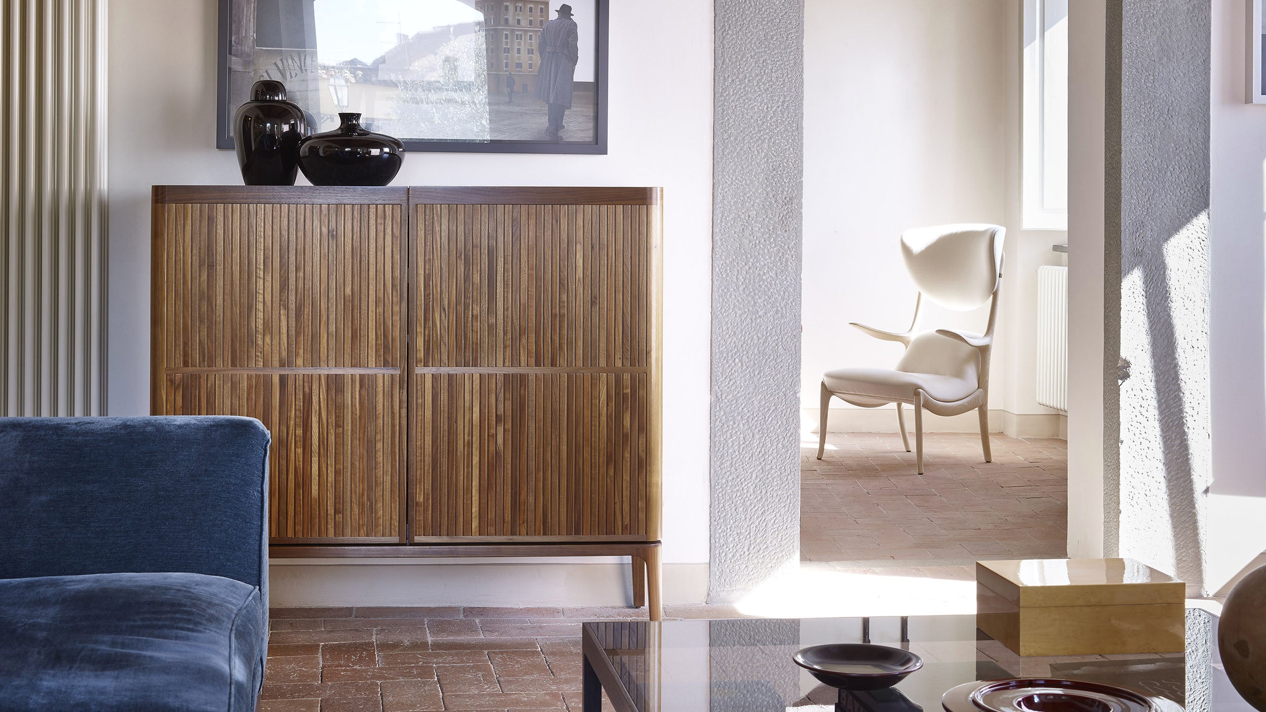 Desktop / Neverfull High-Mid, designed by Roberto Lazzeroni for Ceccotti Collezioni