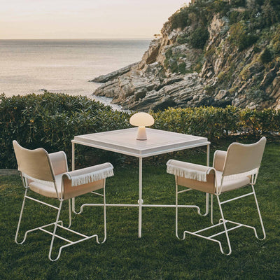 Pearl White / Mobile / Obello Portable Lamp, designed by Mathieu Matégot for Gubi