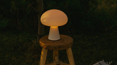 Mellow Yellow / Desktop / Obello Portable Lamp, designed by Mathieu Matégot for Gubi