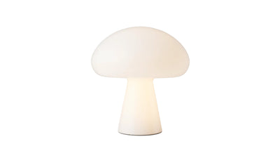 Pearl White / Desktop / Obello Portable Lamp, designed by Mathieu Matégot for Gubi