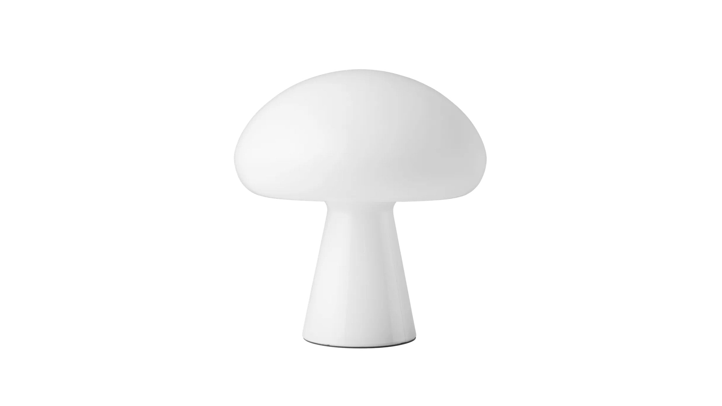Pearl White / Desktop / Obello Portable Lamp, designed by Mathieu Matégot for Gubi
