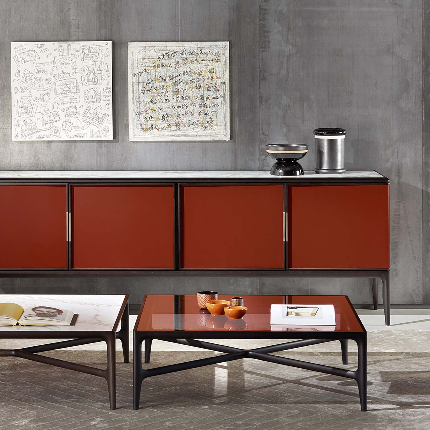 Mobile / Odile, designed by DRAW Studio for Ceccotti Collezioni