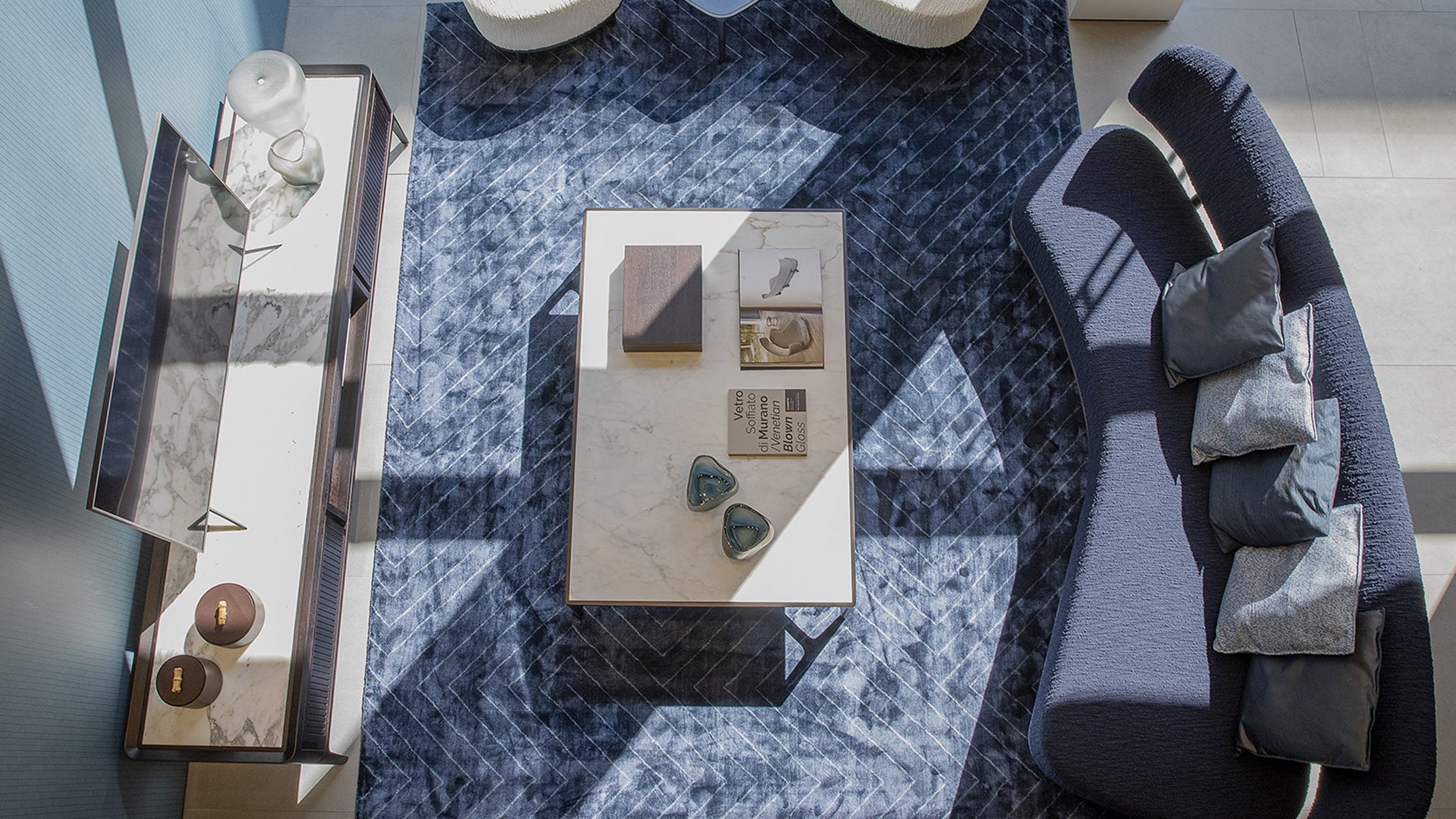 Desktop / Odile, designed by DRAW Studio for Ceccotti Collezioni