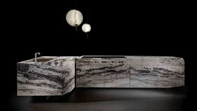 Desktop / Ozone L Island, designed by Massimo Castagna for Henge