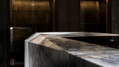 Desktop / Ozone L Island, designed by Massimo Castagna for Henge