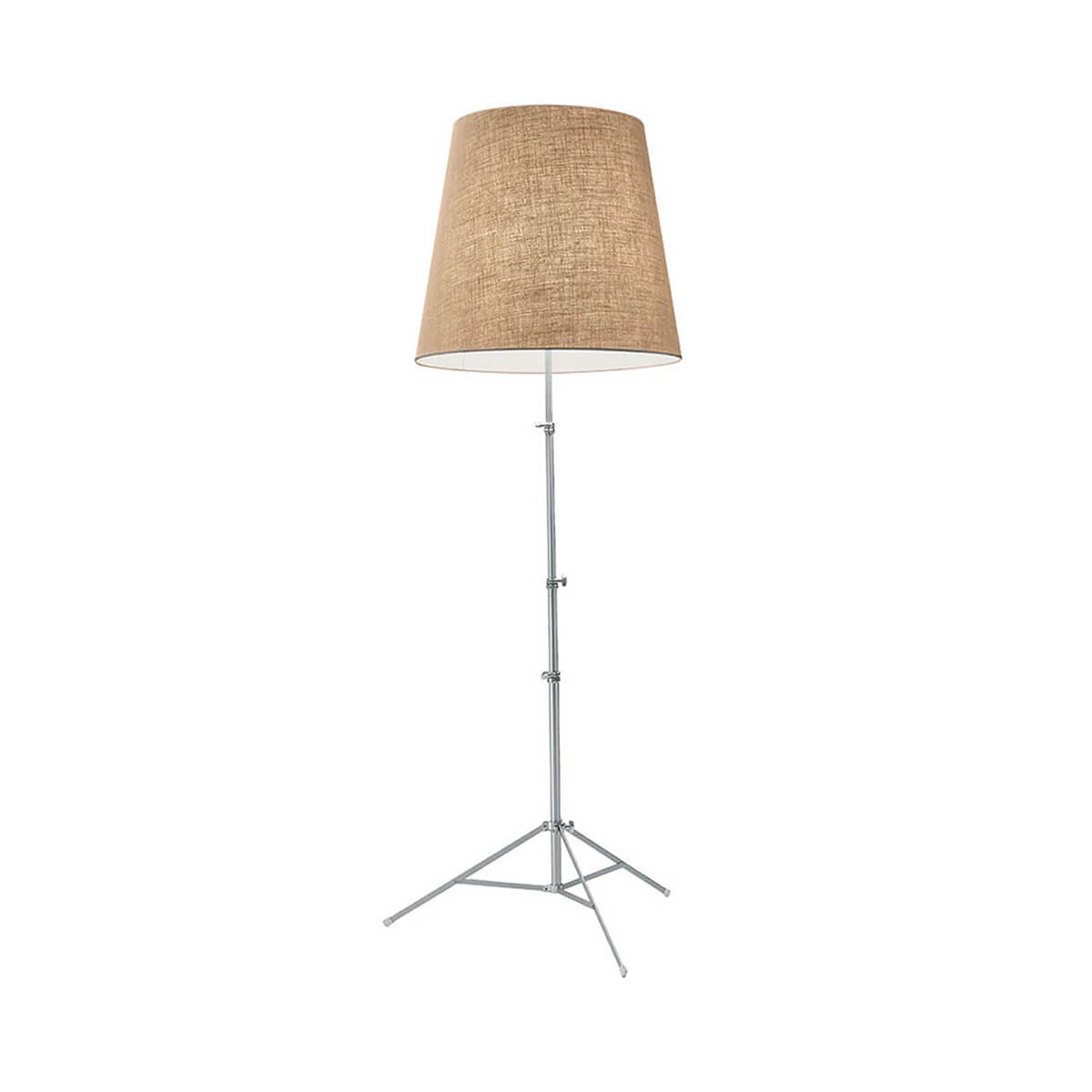 Natural Jute Shade / Mobile / BlackMenu / Gilda Floor Lamp, designed by Enrico Franzolini