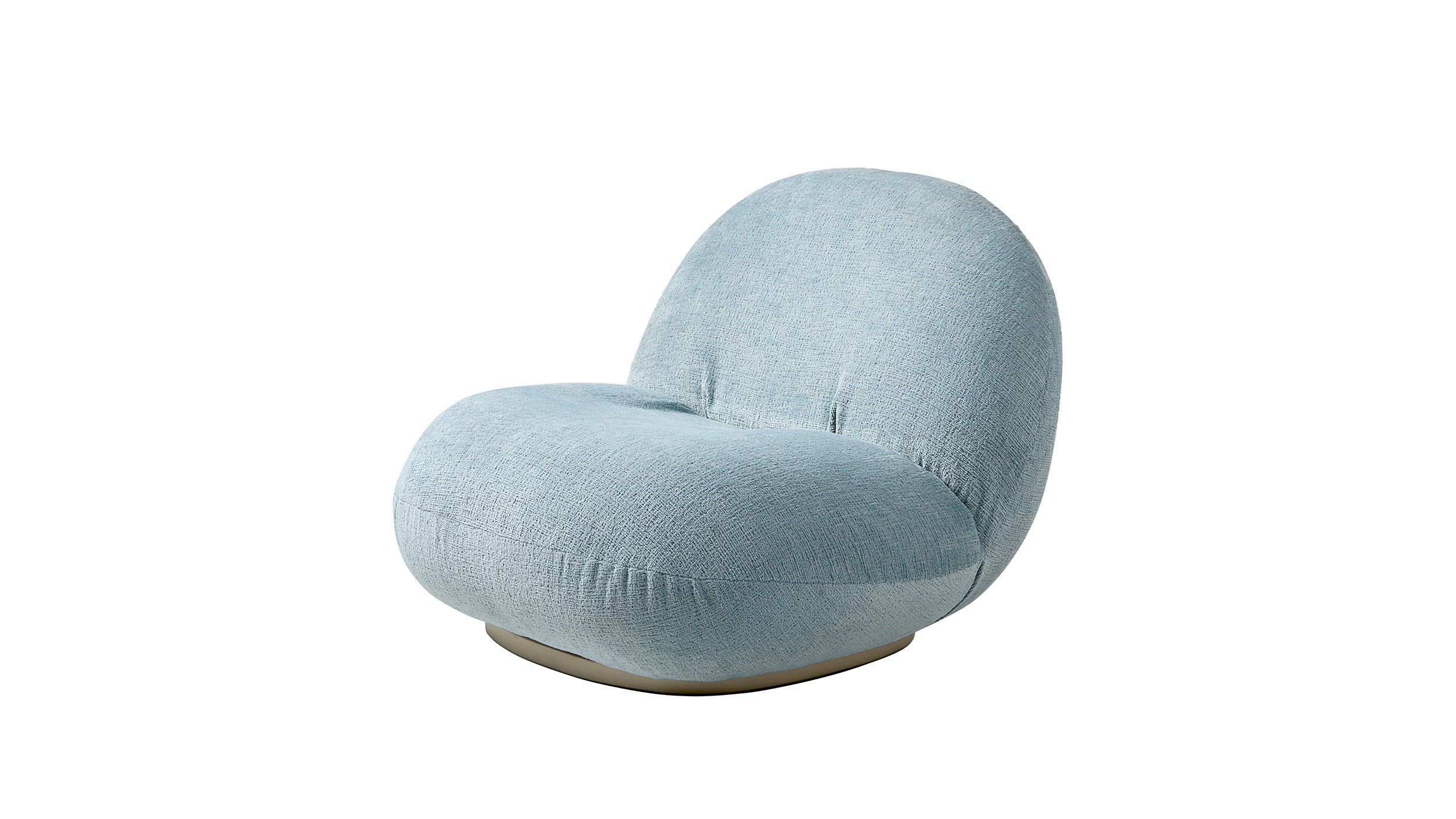 Desktop / Pacha Lounge Chair, designed by Pierre Paulin and made by Gubi