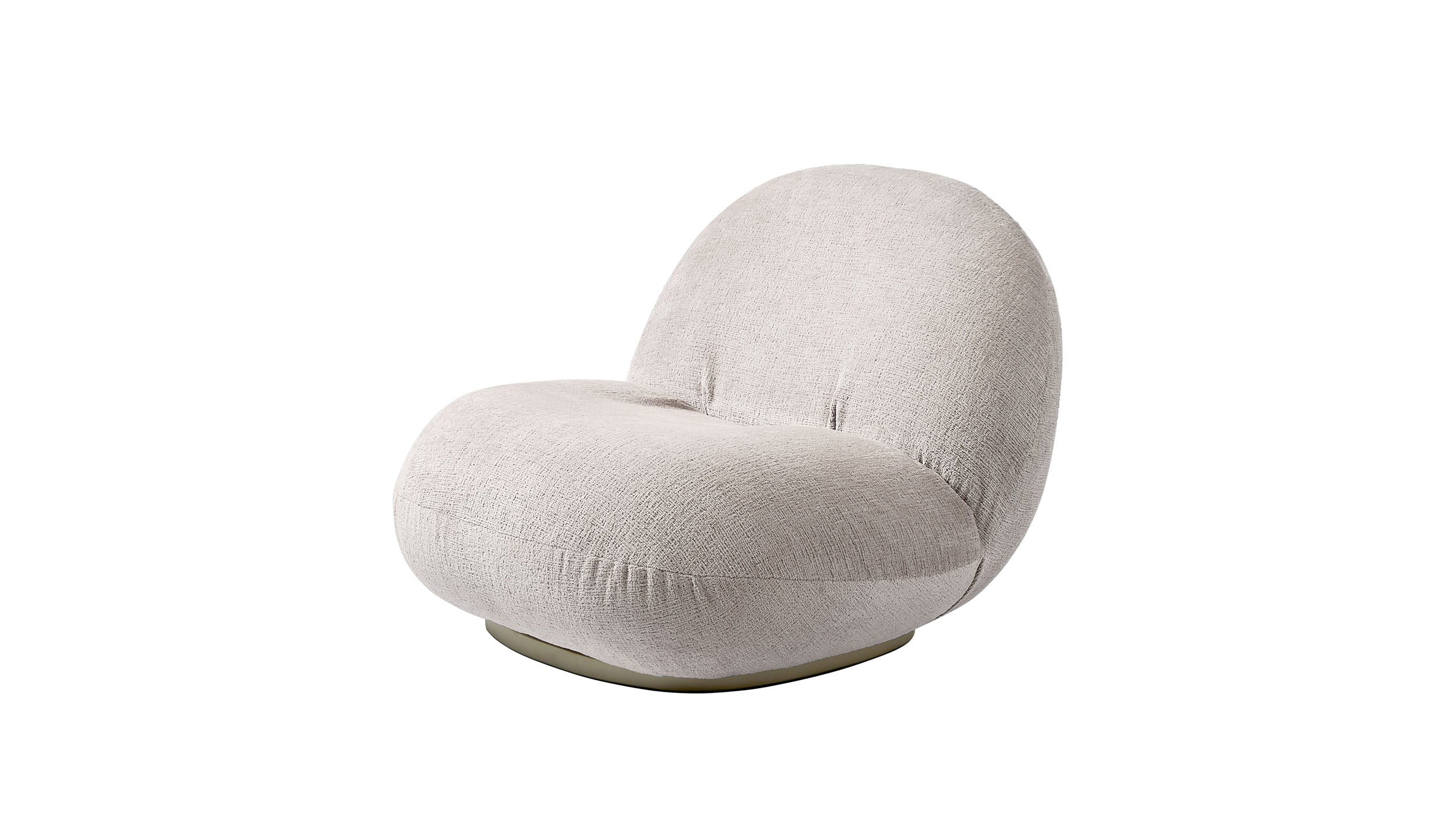 Desktop / Pacha Lounge Chair, designed by Pierre Paulin and made by Gubi