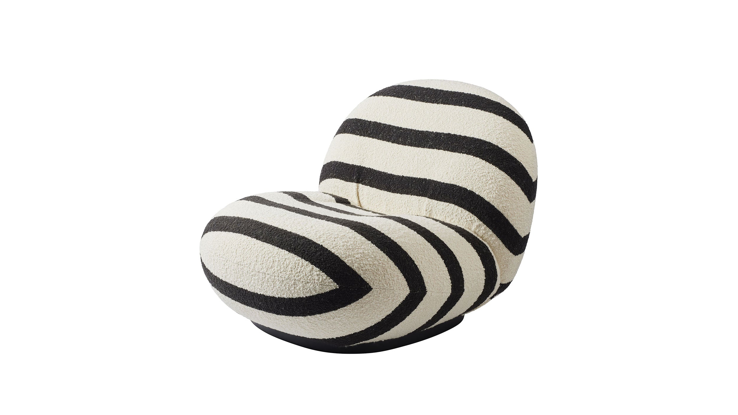 Desktop / Pacha Lounge Chair, designed by Pierre Paulin and made by Gubi