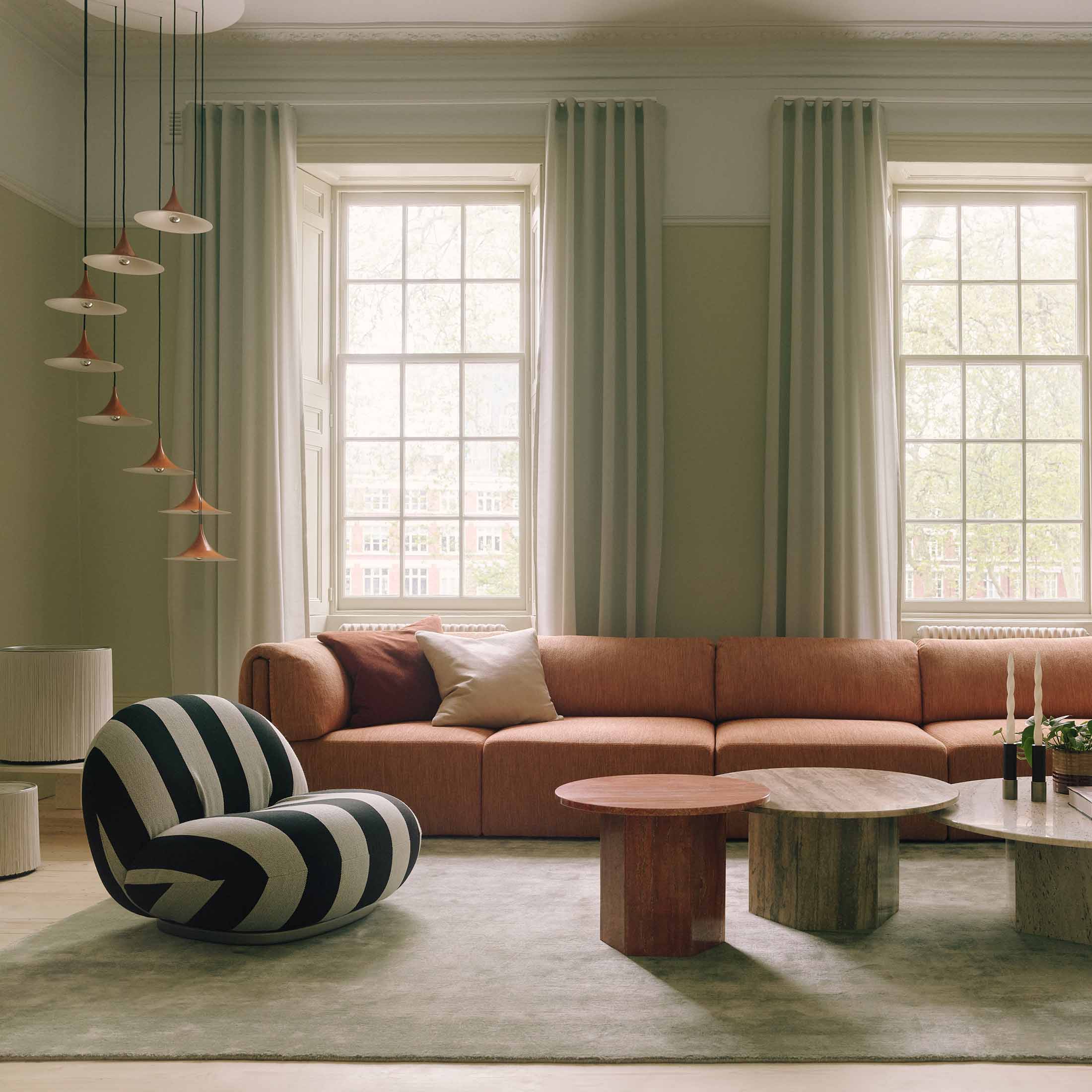 Mobile / Pacha Lounge Chair, designed by Pierre Paulin and made by Gubi