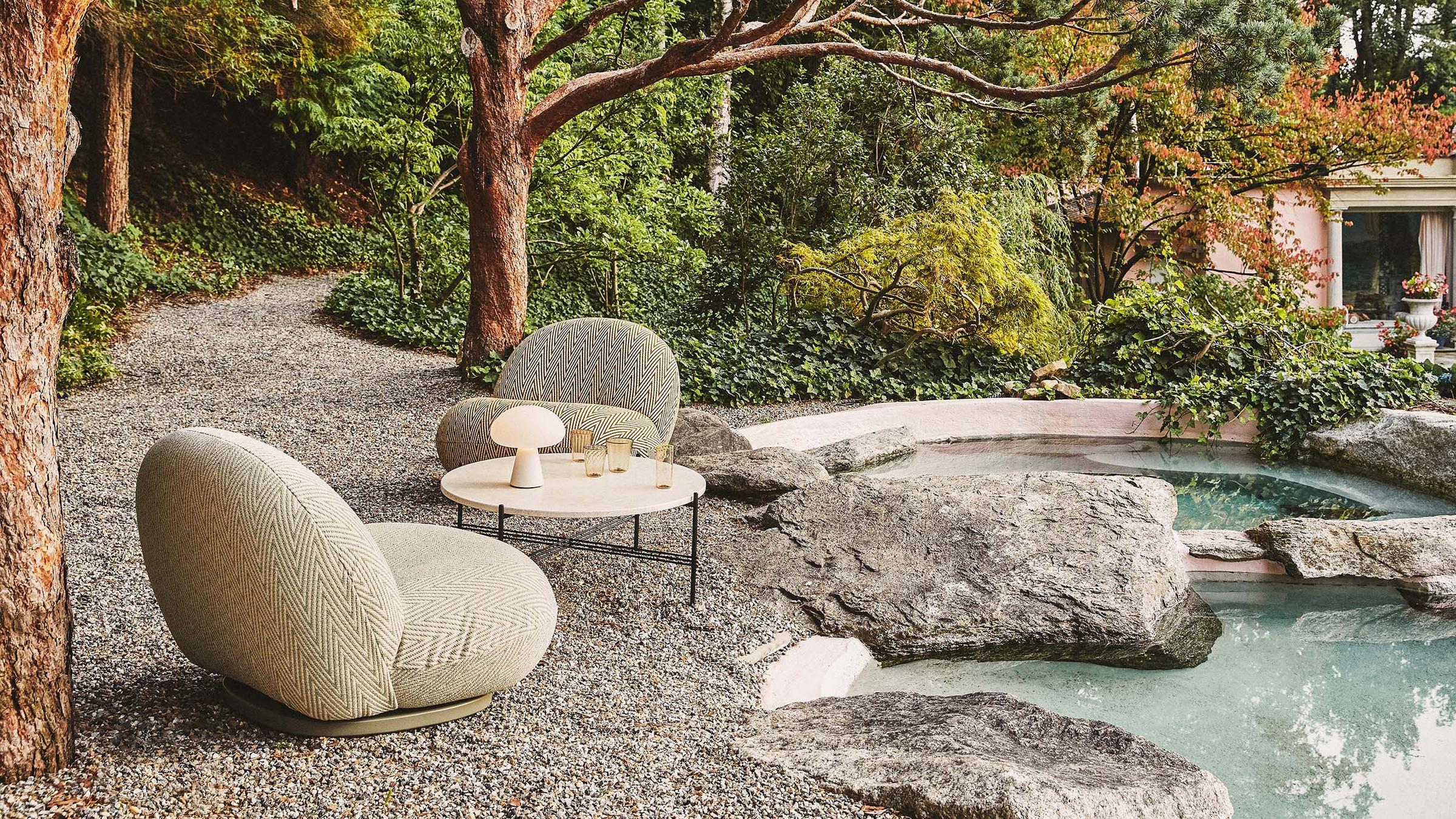 GUBI Lounge Chair Pacha Outdoor Lounge Chair