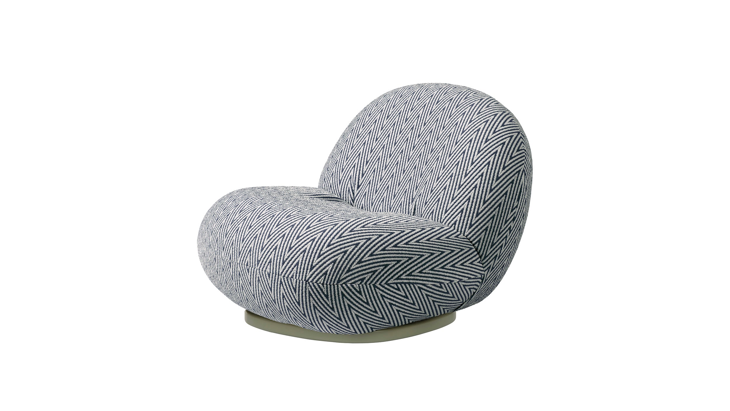Desktop / Pacha Lounge Chair, designed by Pierre Paulin and made by Gubi