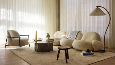 Desktop / Pacha Sofa, designed by Pierre Paulin and made by Gubi