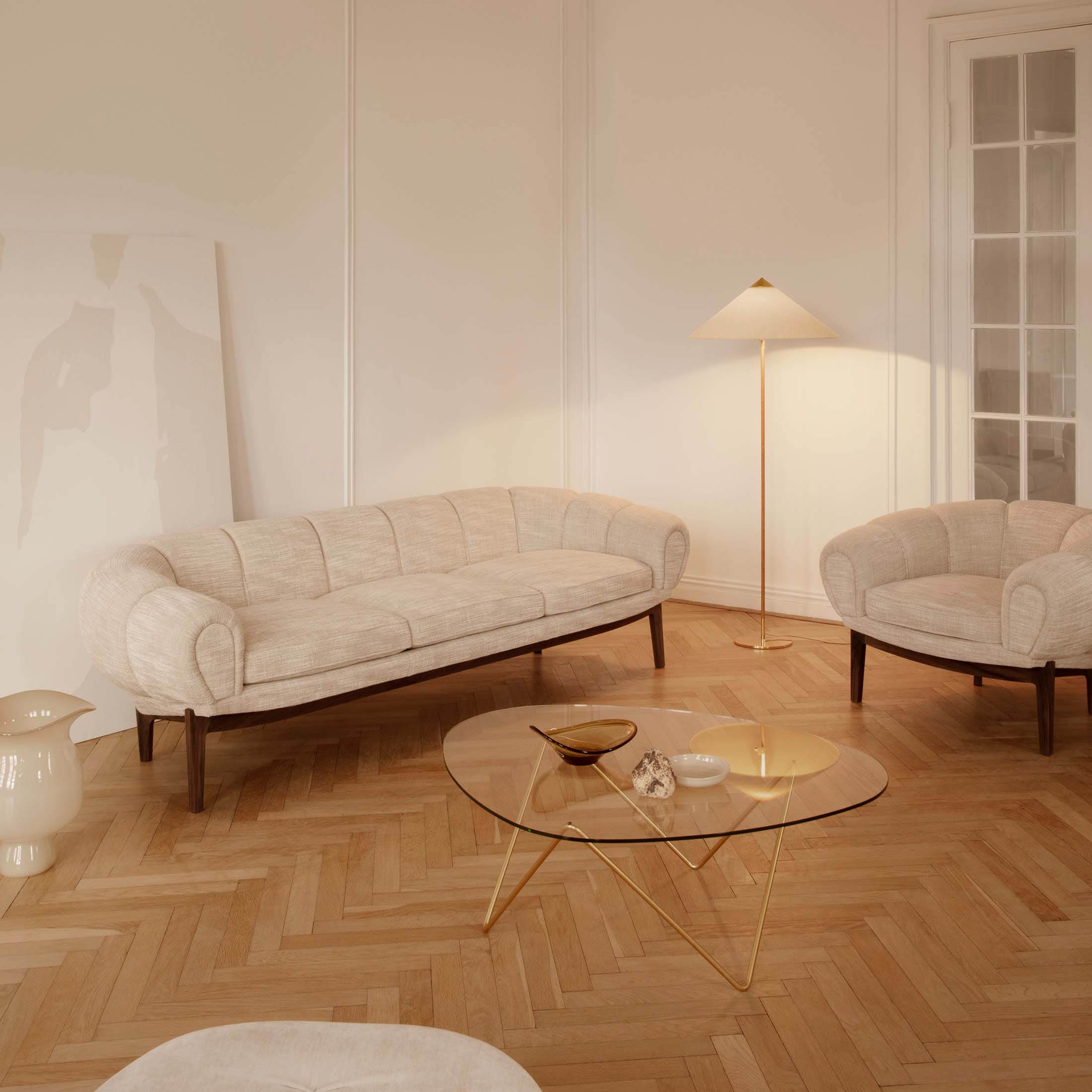 Mobile / Pedrera Coffee Table, designed by Barba Corsini and made by Gubi